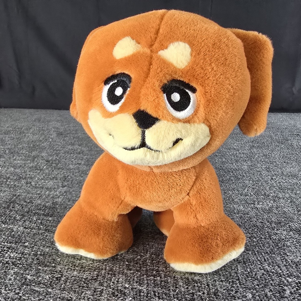LEGO Friends Shiba Aira Dog Plush Stuffed Animal Manhattan Toy Bean Feet Brown